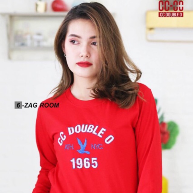 เสื้อยืดแขนยาวงานปัก CC-OO 1965  รหัสสินค้า. Long.01 (SMLXL)