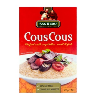 San Remo Cous Cous Pasta 500g.พาสต้าป่น อาหารเครื่องดื่ม  วัตถุดิบ