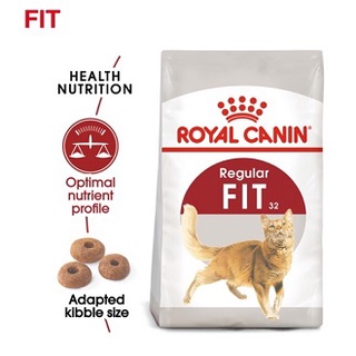 Royal Canin Fit 32 ขนาด 2 kg. อาหารแมว สูตรแมวโตเต็มวัย บำรุงขน กล้ามเนื้อ สำหรับแมวโตทุกสายพันธุ์ (2 กิโลกรัม/ถุง)