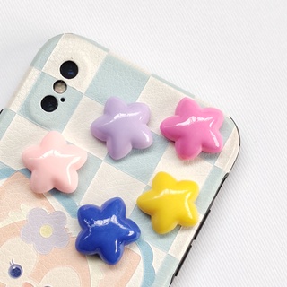 กาวอีพ็อกซี่เรซิ่น รูปดาวห้าแฉก หลากสีสัน สําหรับทําเคสโทรศัพท์มือถือ diy