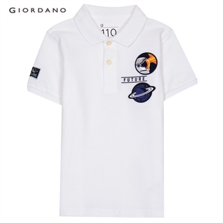 GIORDANO เสื้อโปโลเด็ก Juniors Dear Future Polo 03011303