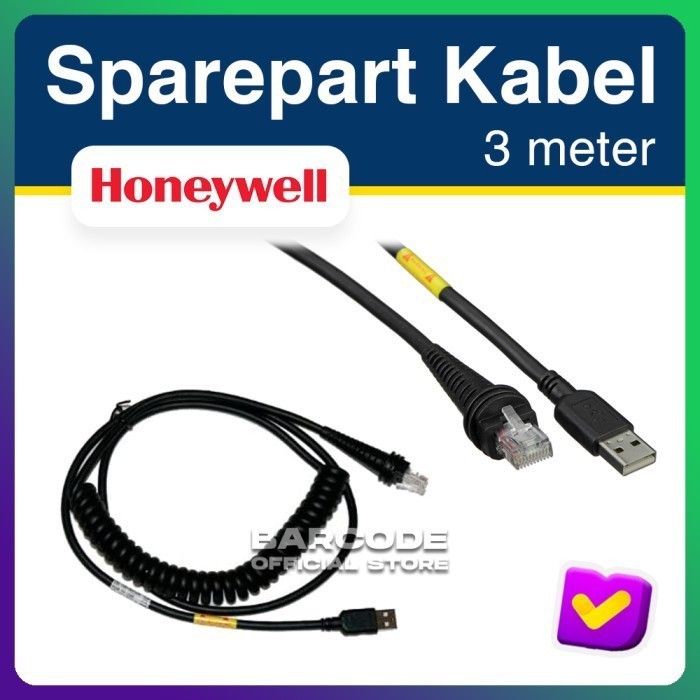 Honeywell Voyager 1250G / 1250 G สายสแกนบาร์โค้ด USB ดั้งเดิม