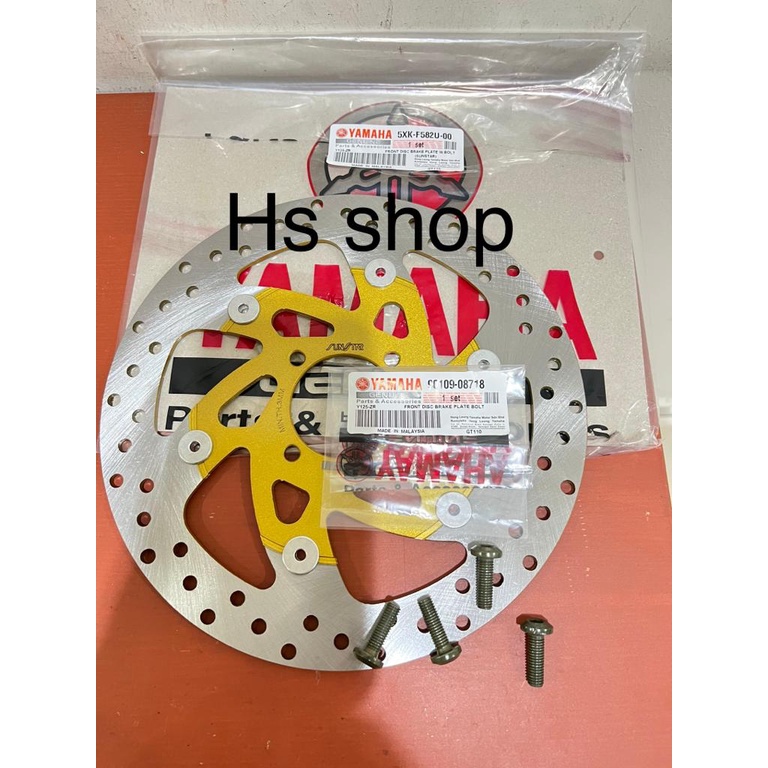 DISC 125ZR y125zr depan จานจานเบรค LC135 4S 5S Y15ZR LAGENDA 110 115 CARB/FI แผ่นดิสก์เบรค PIRING DI