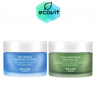 MizuMi Dry Rescue Intense Melt-In Cream / MizuMi Cica Soothing Moisture Gel [45ml]