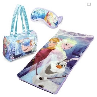 Disney Frozen Sleepover Slumber Nap Mat with Purse and Bonus Eye Mask