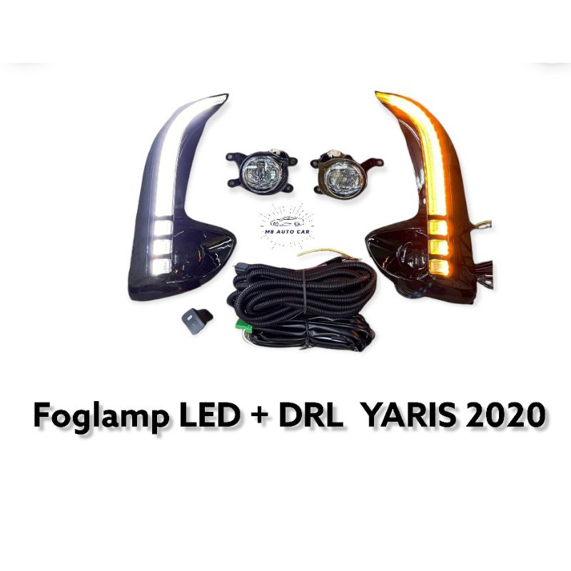 ไฟเดไลท์​ yaris​ 2020​ 2021​ เดไลท์​ ไฟตัดหมอก​ DRL​ toyota​ yaris​ ativ​ 2020​ ไฟหรี่​ ไฟเลี้ยววิ่ง