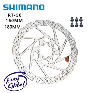 FOR Shimano Deore RT56 160mm 180mm 6 Bolt Brake Disc Mountain Bike Bicycle Rotor SM-RT56 M6000 MTB Bike Brake Disc