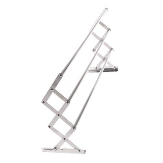 ราวติดผนังสเตนเลสรุ่นตรง 3 เส้น PLIM 80 ซม.WALL RACK STAINLESS 3 RAILS 80CM PLIM