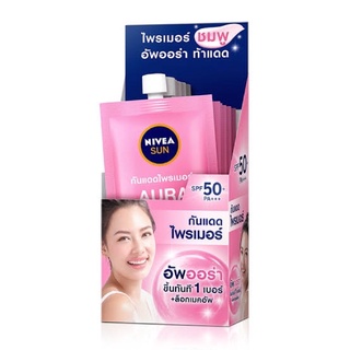 🌞6ซอง120฿🌞 Nivea Sun Protect&amp;White Instant Aura Serum SPF50+ PA+++ 7ml นีเวีย ซัน โพรเท็คแอนด์ไวท์