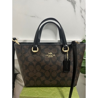 พร้อมส่งCoach CA613 Alice Satchel In Signature Canvas