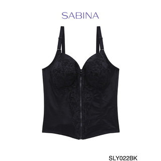 Sabina เสื้อชั้นในตัวยาว รุ่น Function Shape รหัส SLY022BK สีดำ