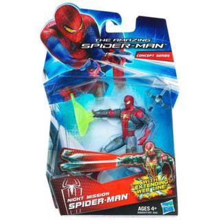 [ล้างสต๊อก] HASBRO : MARVEL THE AMAZING SPIDER-MAN : NIGHT MISSION SPIDER-MAN รุ่น 3.75 นิ้ว สินค้า HASBRO ของแท้ 100%