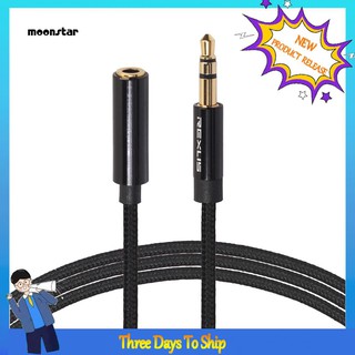 Moonstar 3.5 mm Stereo Male to Female Jack Audio Headphone Extension Cable Extender Wire