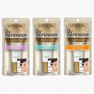 Loreal UV Defender ลอรีอัล ปารีส ยูวี ดีเฟนเดอร์  SPF50+PA+++ ลอง ยูวีเอ  15ml.