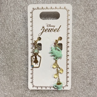 Alice in the Wonderland Earrings อลิส ต่างหู แบบหนีบ ไม่เจาะหู