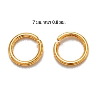 ห่วงสแตนเลส ชุบทองสีทอง 14k ขนาด 3-8 มม. สําหรับเครื่องประดับ Diy เครื่องประดับงานแฮนด์เมด (พร้อมจัดส่งในไทย)