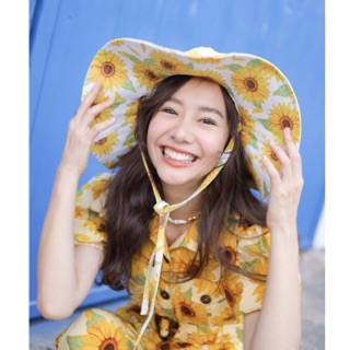 Sretsis SUNFLOWER BUCKET HAT srs SS20 Widelia @ Real หมวกดอกทานตะวัน