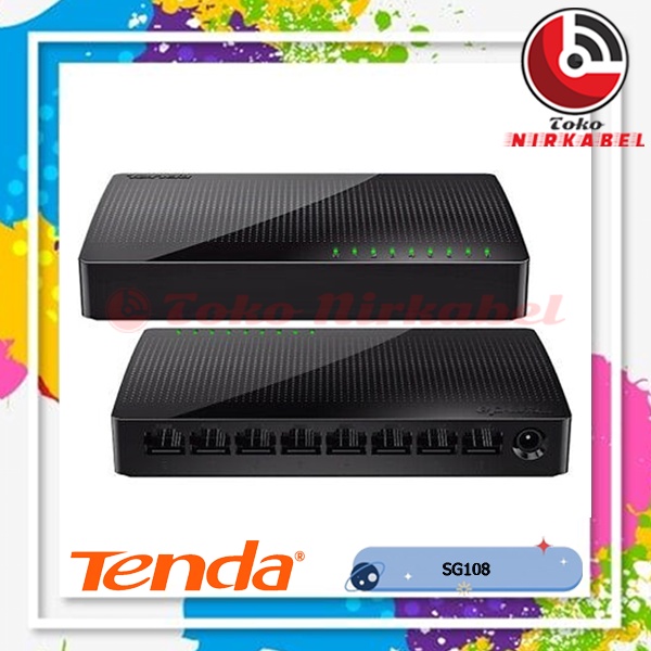 TENDA เต็นท์ SG108 สวิตช์พอร์ต Gigabit 8|สวิตช์พอร์ต Gigabit 8 SG108