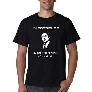 เสื้อยืด พิมพ์ลาย Let Me Think About It Elon Musk แบบเป็นไปไม่ได้