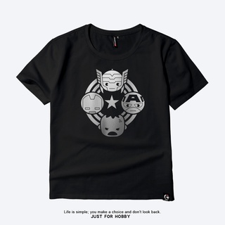 เสื้อยืดผ้าฝ้ายพิมพ์ลายแฟชั่น ✌✌✌The Avengers 4t T-Shirt Iron Man Thor Green Giants Marvel Short Sleeve iPdh