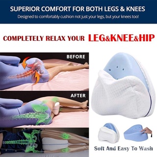 【บลูไดมอนด์】Body Memory Cotton Leg Pillow Foam Pillow Sleeping Back Hip Joint Pain Relif Hot