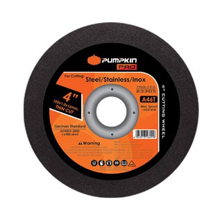 แผ่นไฟเบอร์ตัดเหล็ก 4นิ้ว พัมคิน 23305 Fiber metal cutting 4 inches Pumkin 23305
