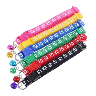 PetStern ปลอกคอสุนัข ปลอกคอลายรอยเท้า น่ารัก ทน