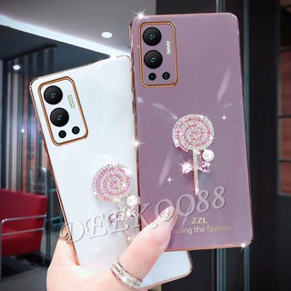 ใหม่ เคสโทรศัพท์มือถือนิ่ม Infinix Hot 12 12i 11S NFC 11 Play 10S Note 11 Pro 2022 New Handphone Casing with Lovely Lollipop Soft Shell Phone Case Hot12 Hot12i Hot12Play All-Pack Ice Protection Cover