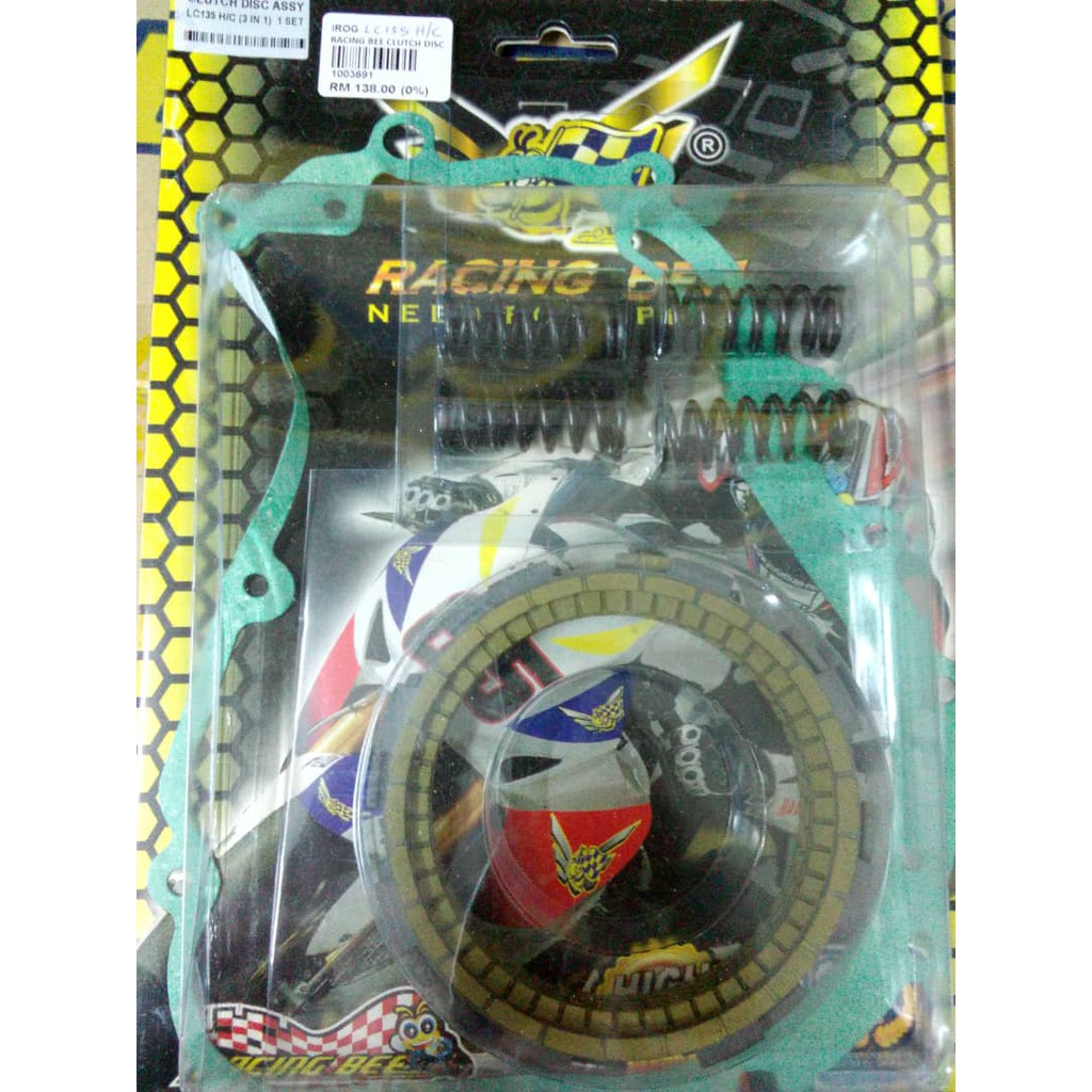 RACING BEE จานคลัทช์ SPRING GASKET 3 IN 1 YAMAHA LC135 HC