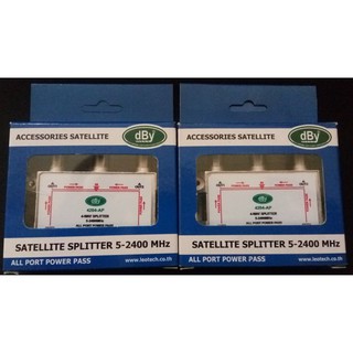 Satellite Splitter dBy  4way  3 ตัวขึ้นไปตัวละ 80 บาท