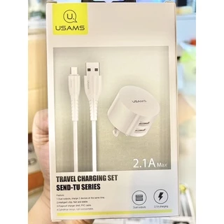 USAMS Fast Charging Ports Easy to Travel หัวชาร์จ 2.1A อแดปเตอร์ของแท้