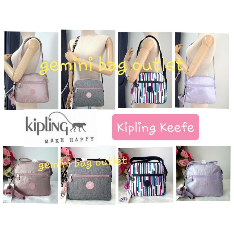 SALE! *ส่งฟรี ems. ของแท้ พร้อมส่งค่ะ* 8 นิ้ว ◾ KIPLING JENERA&amp;KEEFE  Shoulder-crossbody bag