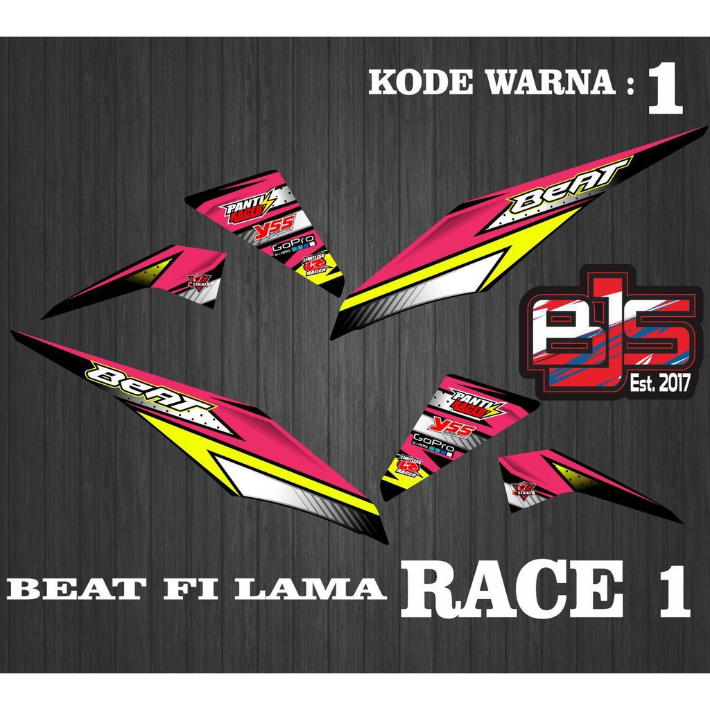 สติ๊กเกอร์ Striping Beat fi lama race 1