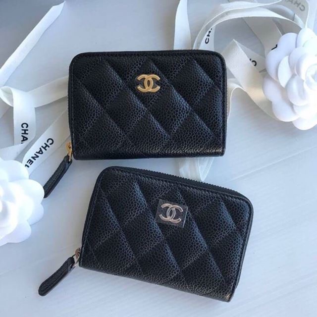 New Chanel Mini Zippy Wallet พร้อมส่ง ของแท้ 100%