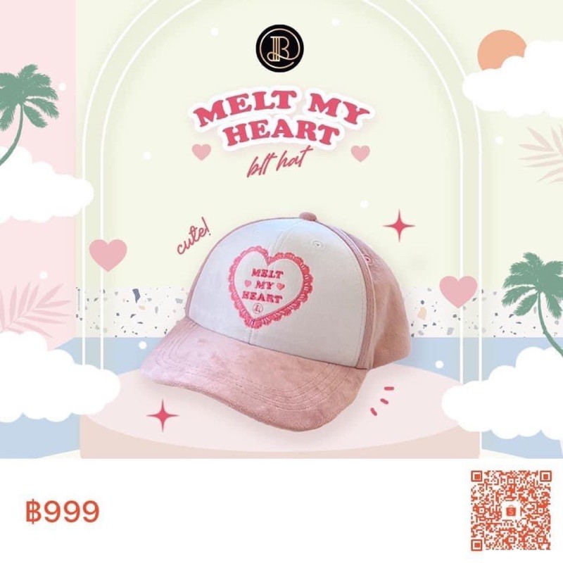 หมวก BLT BRAND : Melt my heart CAP Limited!!!***มือ1