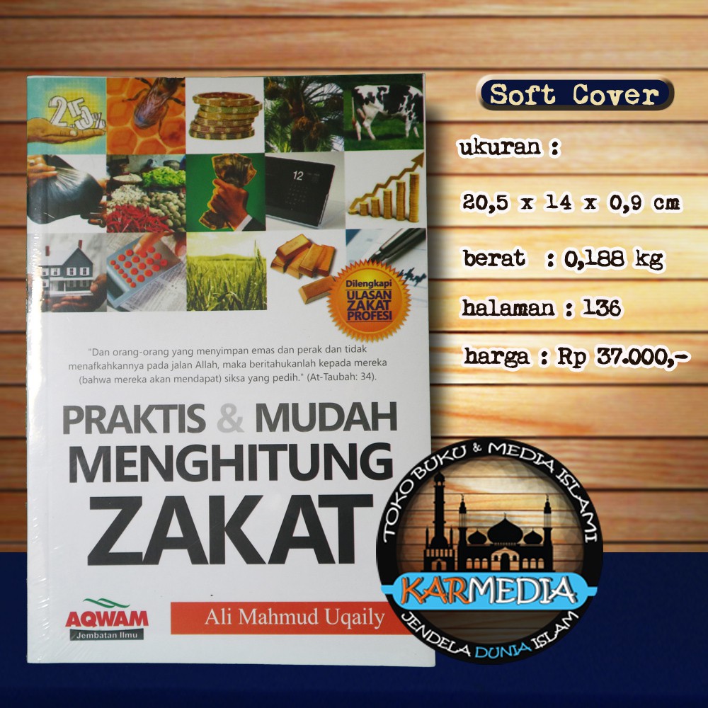 หนังสือที่ใช้งานได้จริงและง่ายสําหรับนับ Zakat - Professional Zakat - Aqwam - Karmedia