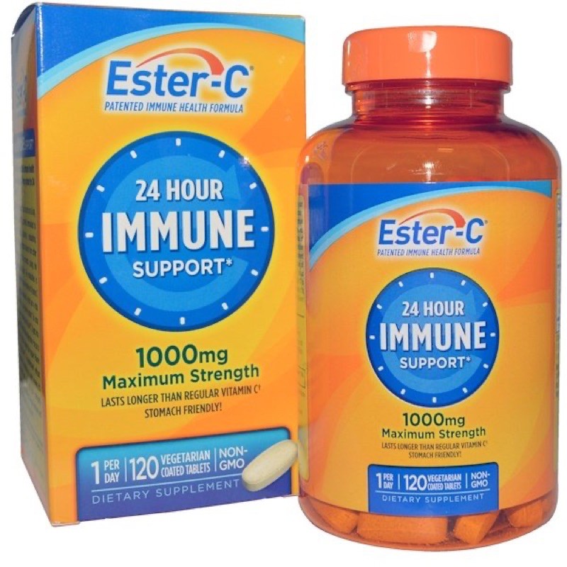 ✅PreOrder⭐️ Nature's Bounty, Ester-C, 1,000 mg, 120 Vegetarian Coated Tablets🇺🇸