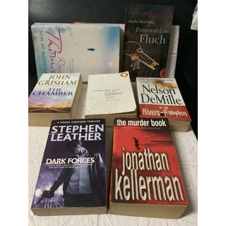 หนังสือนิยายภาษาอังกฤษ john grisham/stephen leather/Esmeraldas/chuck holton/william dlehl/michaelcrichton/jamespatterson