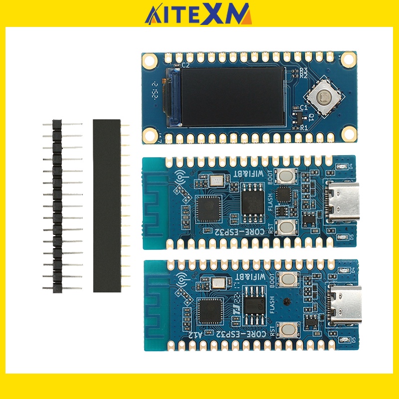 บอร์ดไมโครคอนโทรลเลอร์ ESP32 ESP32 C3 LCD CORE เสาอากาศ 2.4G 32Pin IDF WiFi และบลูทูธ CH343P สําหรับ Arduino Microprython