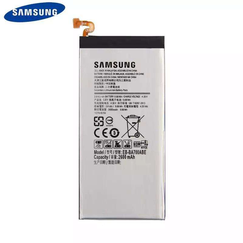 แบตเตอรี่ Samsung  A7 2015 A700 SM-A700F SM-A700FD SM-A700S SM-A700L SM-A700 แบตเตอรี่ Samsung EB-BA