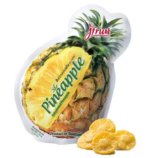 สับปะรดอบแห้ง สูตรน้ำตาลน้อย  Dehydrated Pineapple Low Sugar 50 g.