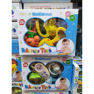 ของเล่น เขย่ามือ คละแบบ เสริทักษะ