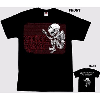 [S-5XL] เสื้อยืดลําลอง แขนสั้น พิมพ์ลาย Cannibal Corpse American Metal เหมาะกับของขวัญคริสต์มาส สําหรับผู้ชาย