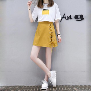 Yellow Skirt พร้อมโบว์น่ารัก