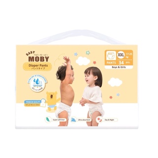 ผ้าอ้อมสำเร็จรูป แพมเพิส เบบี้โมบี้ Baby moby ไซต์ XXL