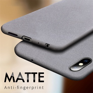 แบบด้าน เคส Soft Case Ultra Thin Sandstone Matte Phone Cover VIVO Y11 Y12 Y5 Y17 Y19 Y51 Y20 Y20i Y20S Y30 Y30i Y50 Y91C V20 SE