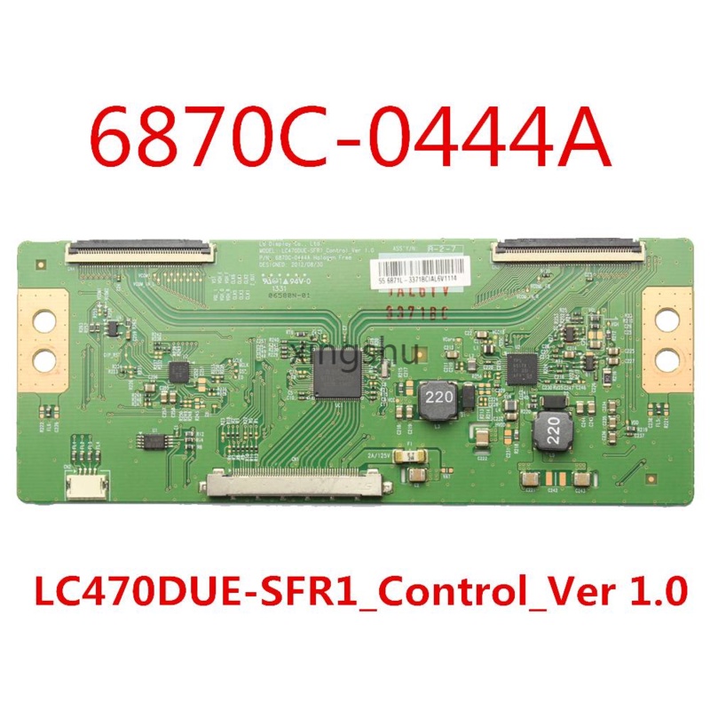 ใหม่ 95% บอร์ดควบคุม Tcon 6870C-0444A LC470DUE-SFR1_Control_Ver 1.0 สําหรับทีวี SONY KLV-42HX655 LG ลอจิกบอร์ด t-con 6870C 0444A