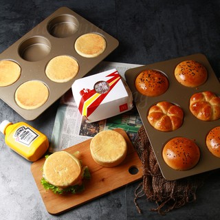 ❉ แม่พิมพ์อบขนม ขนมปัง มัฟฟินอังกฤษ ถาดอบขนม เค้ก ชีสเค้ก พิมพ์ขนมปัง English muffin