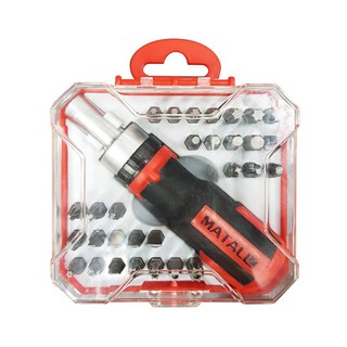 ไขควงอเนกประสงค์ Hand tools 31 ชิ้น/ชุด สีแดง-ดำ SCREWDRIVER SET 31PCS RED/BLACK