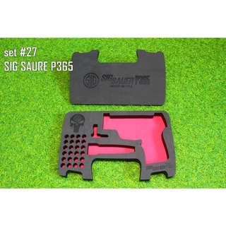 GLOCK 19 GLOCK 26 และ SIG SAUER P365 โฟม EVA ตัดเข้ารูปกล่องเดิม (มีสินค้าพร้อมส่งในไทย)